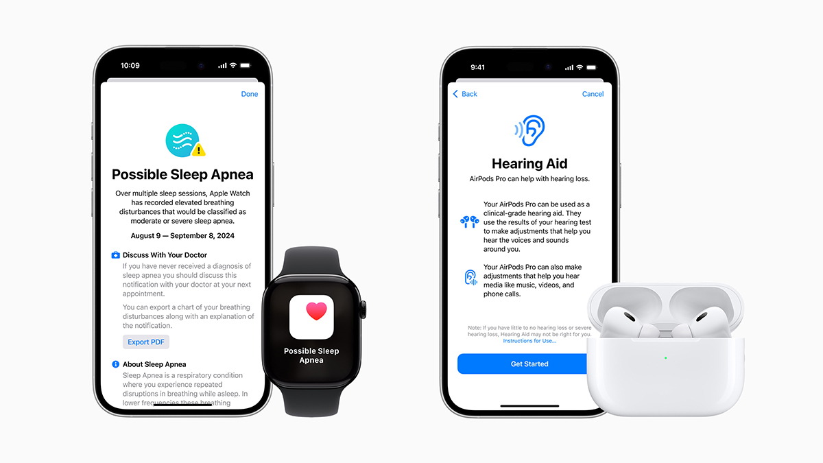 Apple เปิดให้ใช้ AirPods Pro 2 เป็นเครื่องช่วยฟัง พร้อมระบบตรวจจับ Sleep Apnea ของ Watch ในไทยได้แล้ว
