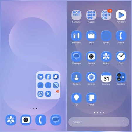 Samsung เปิดตัว Samsung Glass UI ธีมใหม่ดีไซน์คุ้นๆ พร้อมติดตั้งง่ายผ่าน Theme Park ปรับแต่งได้ตามใจชอบ 2