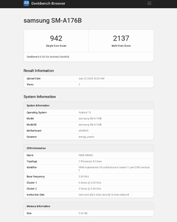 พบ Samsung Galaxy A17 5G บน Geekbench พร้อมด้วยชิปเซ็ตตัวเดิม แต่กล้องอาจมีเซอร์ไพรส์ใหม่ 1