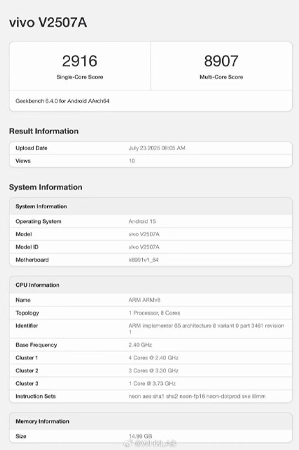 หลุดอีกรุ่น iQOO Z10 Turbo Pro+ เตรียมเปิดตัวพร้อมชิป Dimensity 9400+ และแบตใหญ่ 8,000mAh 1