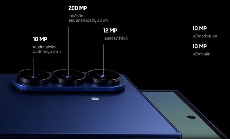 เปิดตัว Samsung Galaxy Z Fold7 มือถือจอพับรุ่นบาง 4.2 มม. จอใหญ่ขึ้น มีอะไรใหม่บ้าง ราคาเริ่มต้น 67,900 บาท 3