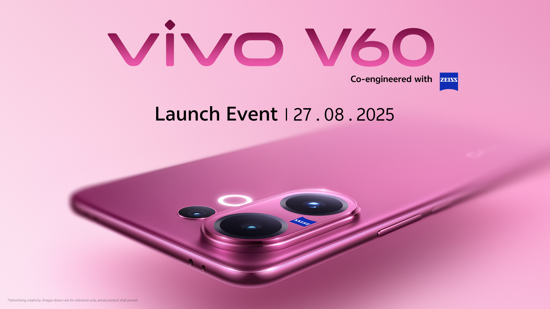 vivo V60 เผยภาพแรกกับ vivo friends ‘หลิง-ออม’ พร้อมเสิร์ฟช็อตโปรให้คนสวย ด้วยกล้องซูเปอร์เทเลโฟโต้ครั้งแรกบน V Series 27 ส.ค นี้!