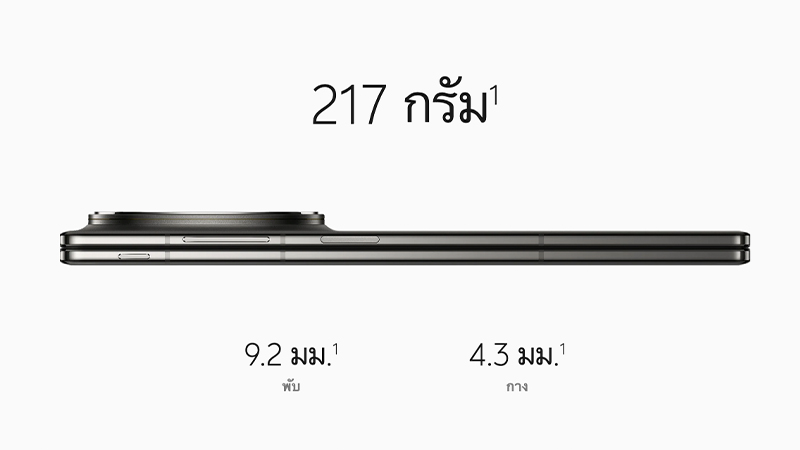 สรุปสเปค vivo X Fold 5 มือถือจอพับบาง 4.3 มม. พร้อมแบต 6000 mAh กล้อง ZEISS 50MP ในราคา 59,999 บาท 1