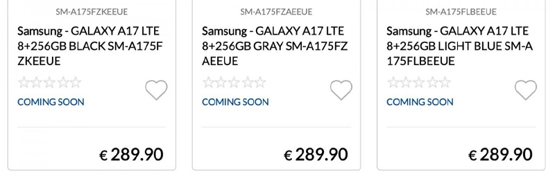 หลุดสเปคพร้อมราคา Samsung Galaxy A17 5G ที่มาพร้อมชิป Exynos 1330 กล้อง 50MP มีกันสั่น OIS 1
