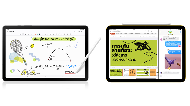 เปรียบเทียบ Samsung Galaxy Tab S10 Lite vs iPad 11 ต่างกันแค่ไหน จะซื้อรุ่นไหนดีในราคาที่ใกล้เคียงกัน 2025 5