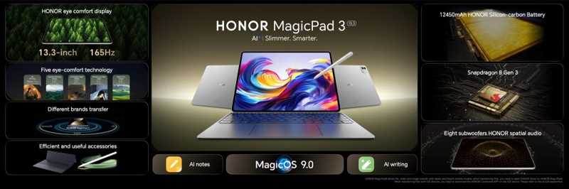 เปิดตัว HONOR MagicBook Art 14 2025 และ HONOR MagicPad 3 แบบ Global รุ่นสเปคครบราคาคุ้ม 3