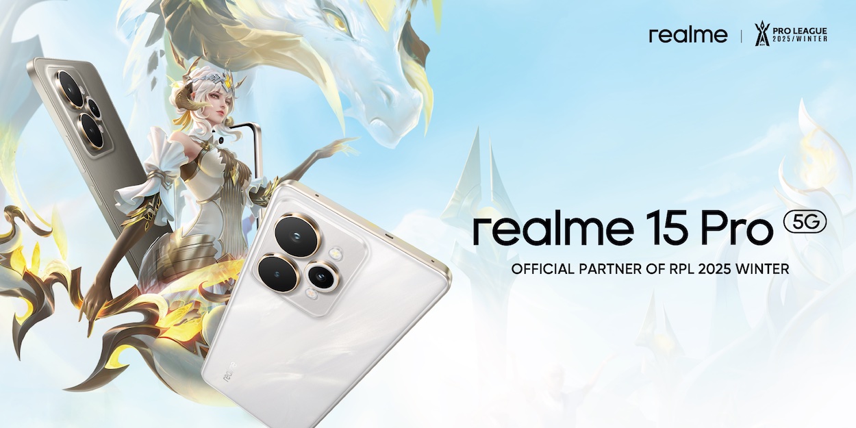 realme 15 Series 5G ร่วมสนับสนุนรายการ “RPL 2025 Winter” ในฐานะ OFFICIAL PARTNER เติมเต็มความมันส์ทะลุขีดจำกัด ด้วยประสิทธิภาพระดับเรือธง