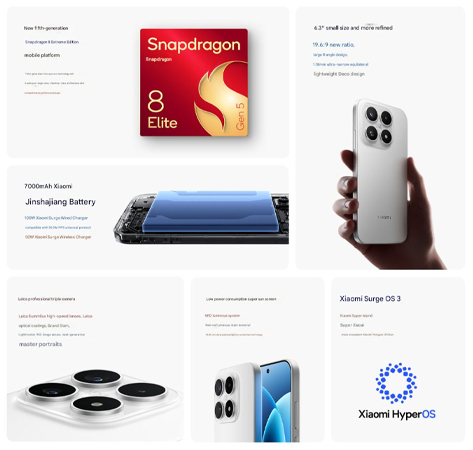 เปิดตัว Xiaomi 17 มาพร้อมจอ 6.3 นิ้ว ชิปใหม่ Snapdragon 8 Elite Gen 5 กล้อง 50MP สามตัว และแบต 7000mAh 6