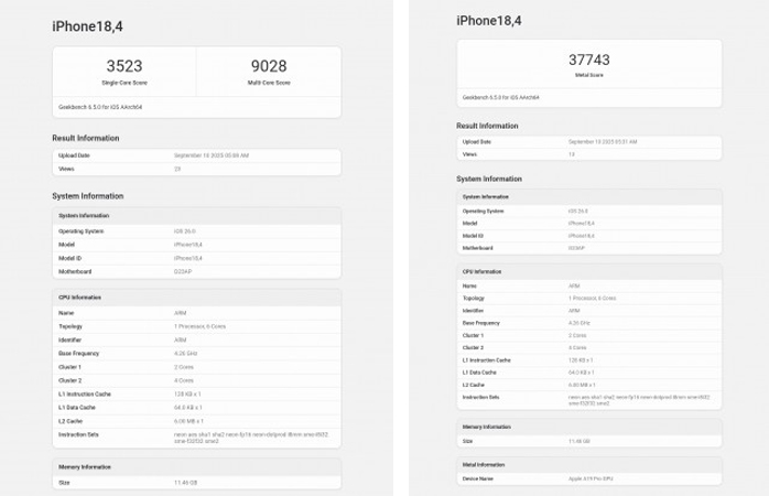 เผยผลทดสอบ iPhone 17 Series บน Geekbench มีประสิทธิภาพ CPU และ GPU ที่ดีขึ้นเยอะ 2