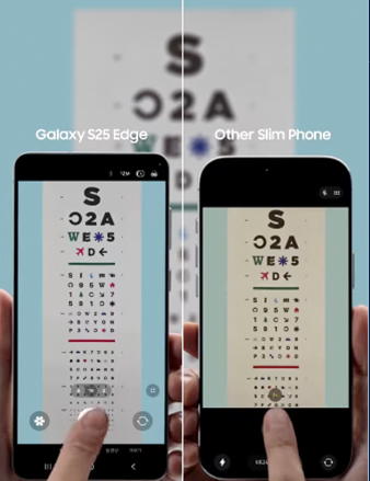 Samsung ปล่อยโฆษณา Galaxy S25 Edge เหน็บ iPhone Air เรื่องกล้องที่ถ่ายได้ชัดกว่า