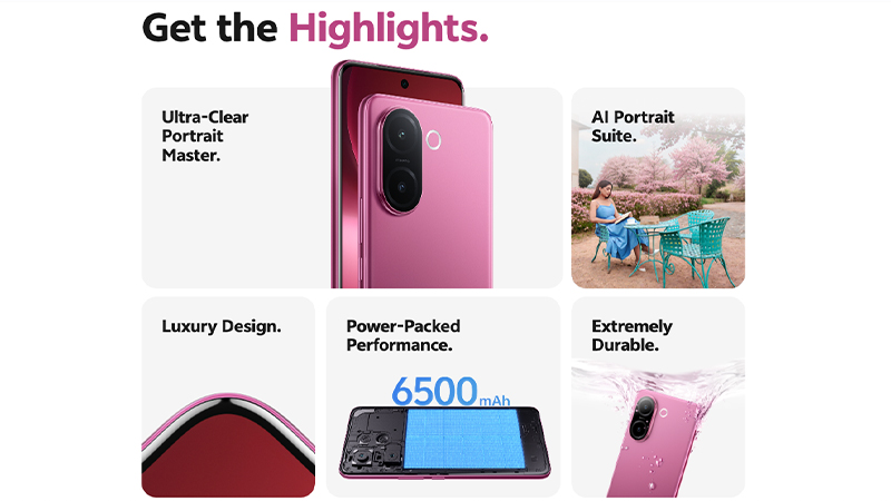 vivo V60e เปิดตัวพร้อมจอโค้ง 6.77 นิ้ว 120Hz กล้อง 200MP แบตอึด 6500mAh เริ่มต้นประมาณ 11,000 บาท 