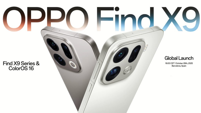 เปิดตัว OPPO Find X9 และ Find X9 Pro พร้อมกล้อง 200MP จาก Hasselblad และชิป Dimensity 9500 