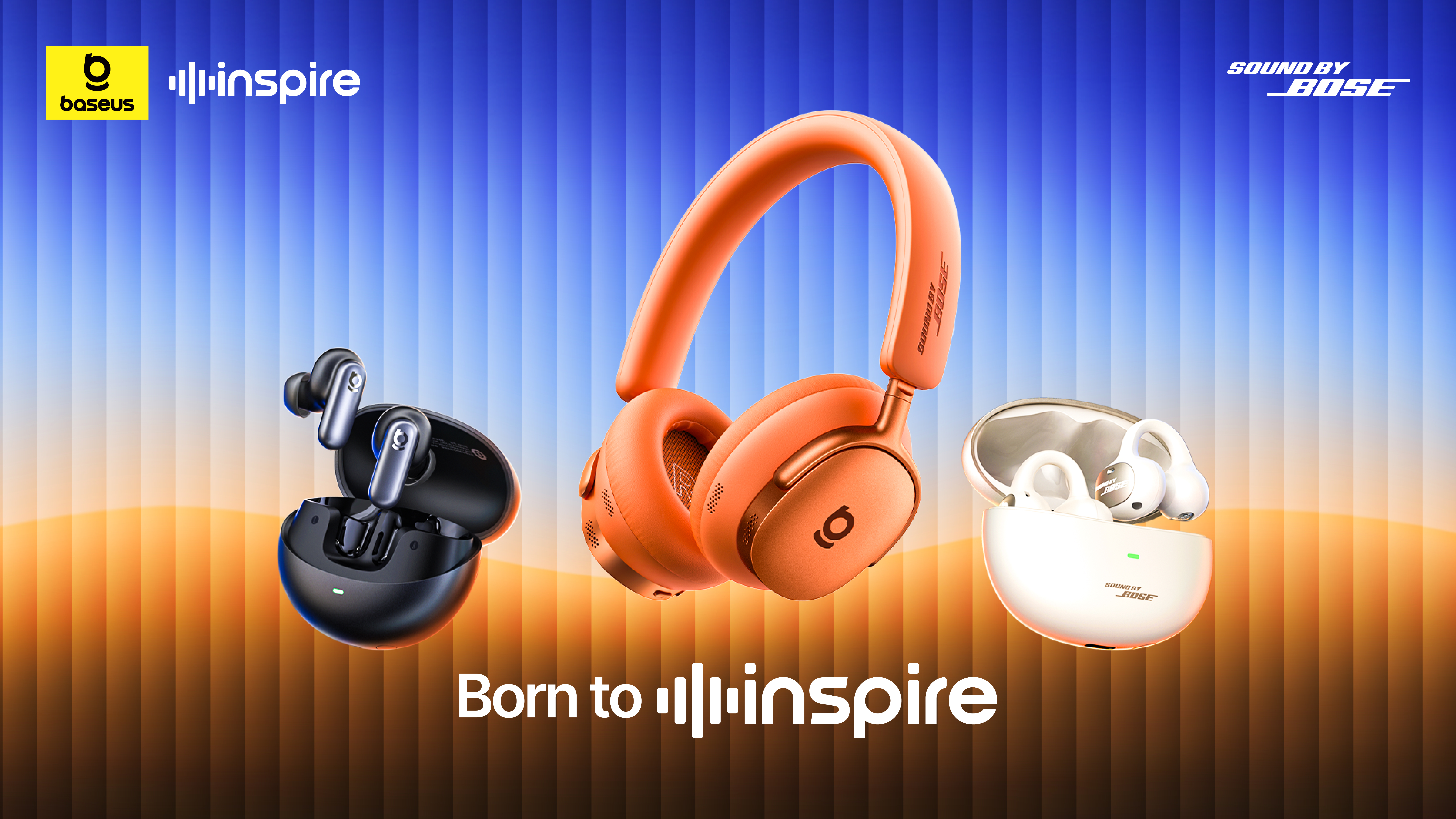 Baseus เปิดตัว “Inspire Series” ที่ร่วมพัฒนากับ “Sound by BOSE” ยกทัพหูฟังระดับพรีเมียม 3 รุ่นใหม่ ในราคาที่เข้าถึงได้ง่าย