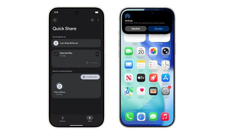 Qualcomm ยืนยันส่งไฟล์ Quick Share ไป AirDrop มาแน่บน Snapdragon 2025