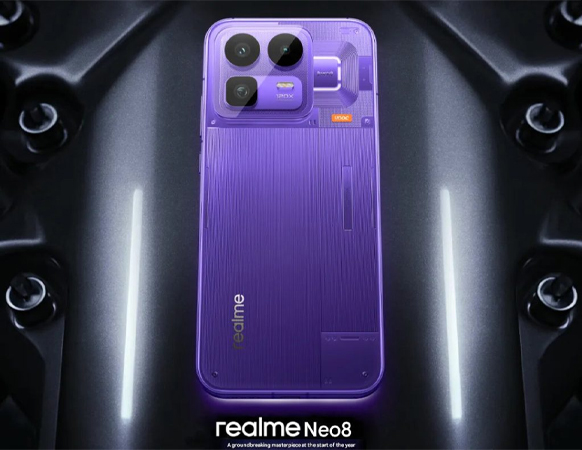 Realme Neo 8 เผยดีไซน์พร้อมสเปคชิป Snapdragon 8 Gen 5 เตรียมเปิดตัวมกราคมนี้ 