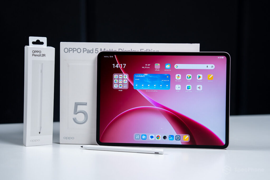 รีวิว OPPO Pad 5 Matte Display Edition แท็บเล็ตจอใหญ่ สเปค รีวิว ราคาเริ่มต้น 13,999 บาท 2026 
