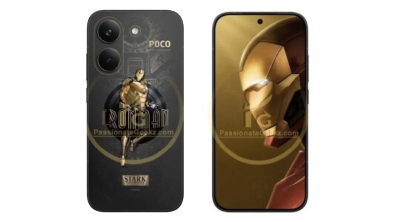 หลุดภาพ POCO X8 Pro Iron Man Edition โชว์ดีไซน์สีเทาตัดสีทอง ก่อนเปิดตัวเร็วๆ นี้ 
