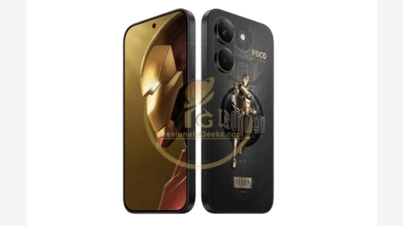 หลุดภาพ POCO X8 Pro Iron Man Edition โชว์ดีไซน์สีเทาตัดสีทอง ก่อนเปิดตัวเร็วๆ นี้ 