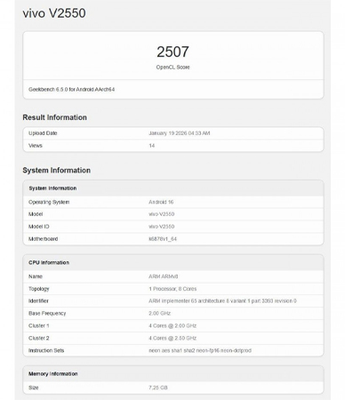 เผยสเปค vivo V70 FE มือถือรุ่นประหยัดที่กล้าให้กล้อง 200MP และแบตเตอรี่ขนาดใหญ่ 7,000mAh 