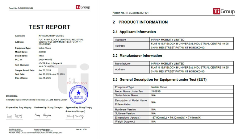 หลุดข้อมูล Infinix Hot 70 บนฐานข้อมูล FCC เผยดีไซน์กล้องใหม่ พร้อมแบตเตอรี่ 2 รุ่นย่อยและชาร์จไว 45W