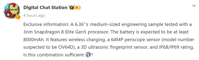 HONOR Magic 9 รุ่นจอ 6.36 นิ้ว จะมาพร้อมกล้อง Telephoto แบบปริซึม 64MP และแบต 8,000mAh