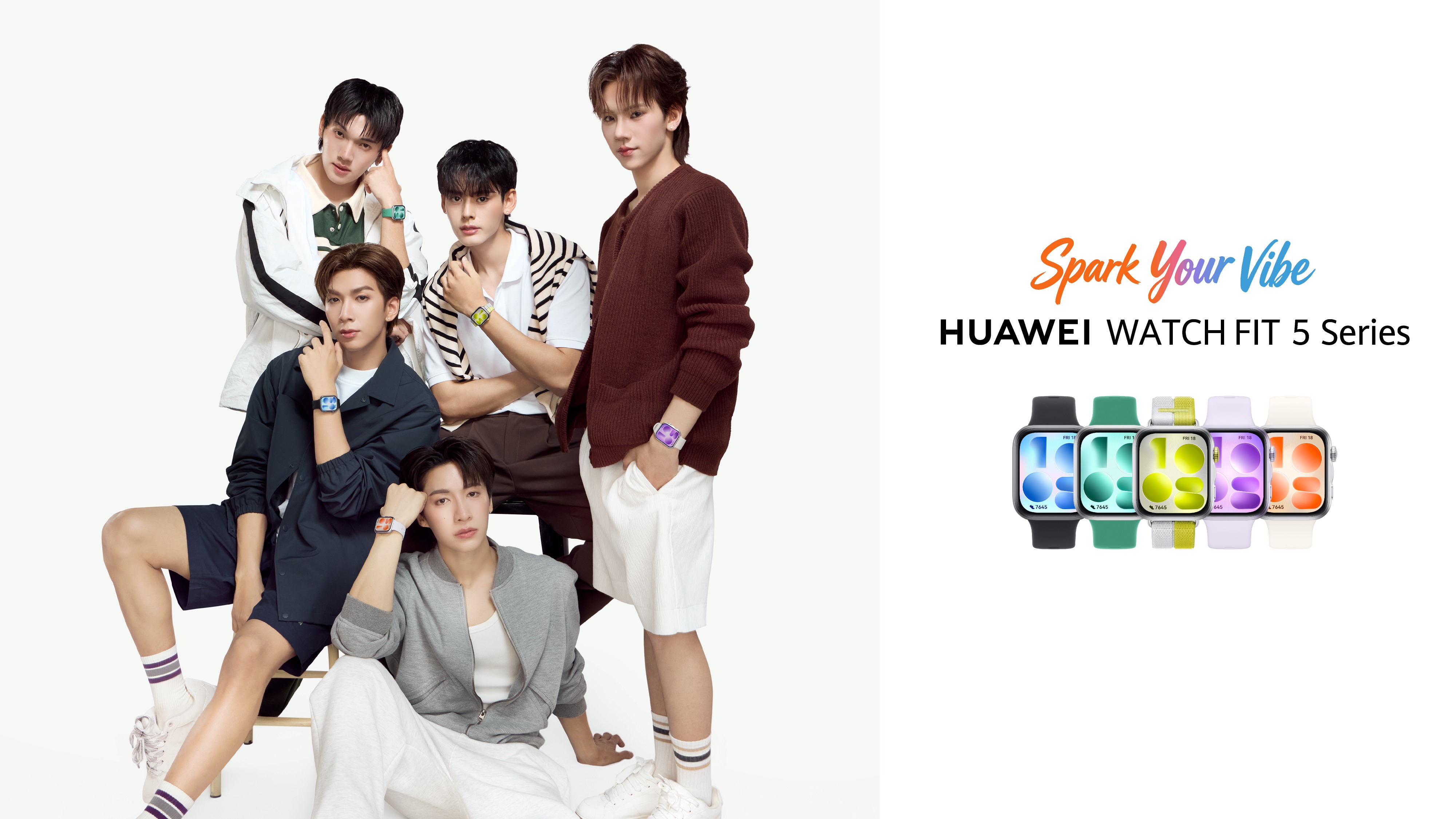 หัวเว่ย ดึง “PERSES” คัมแบ็กนั่งแท่นเซเลบริตี้ แคมเปญ HUAWEI WATCH FIT 5 Series สมาร์ทวอทช์แห่งปี ให้คนรุ่นใหม่ใช้ชีวิตได้เต็มที่แบบ “Fit For Your Better Life”