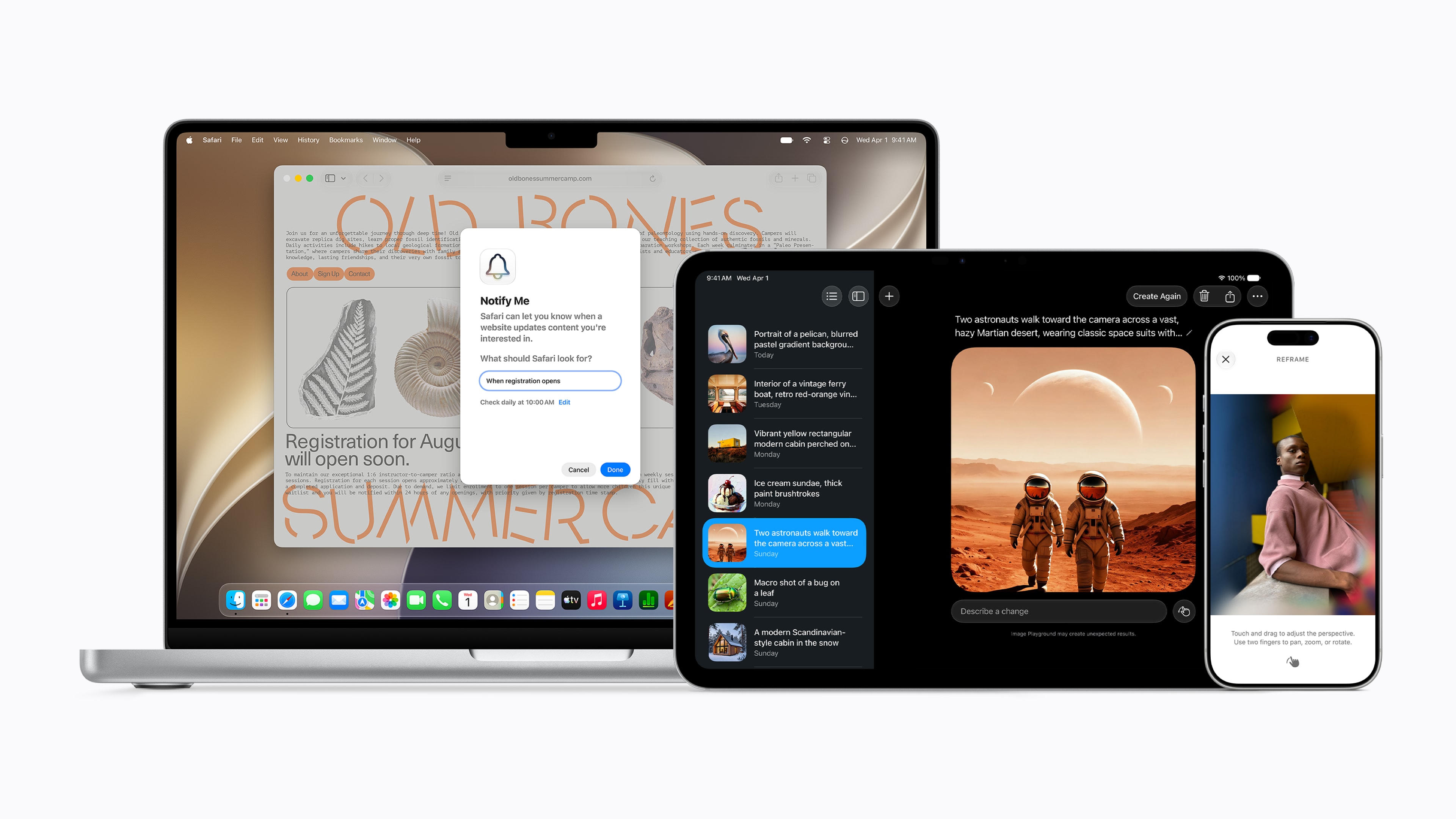 Apple Intelligence นำความสามารถด้าน AI อันทรงพลังมาสู่ประสบการณ์ในชีวิตประจำวัน