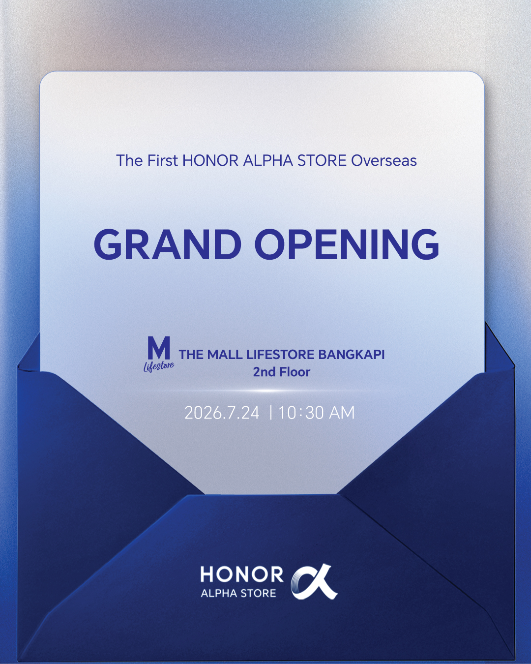 HONOR ปักหมุดไทย เปิด ‘HONOR Alpha Store’ แห่งแรกในตลาดต่างประเทศยกระดับประสบการณ์ AI Ecosystem สู่ผู้บริโภคไทย