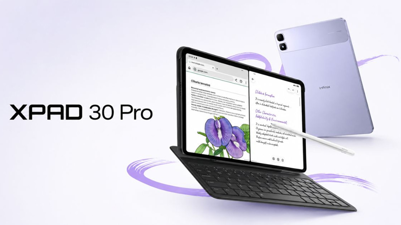 สเปค Infinix Xpad 30 Pro แท็บเล็ตจอชัด 2.5K พร้อมชิป Helio G200 Ultimate และฟีเจอร์ AI สายเรียน