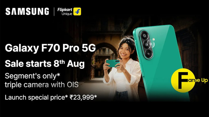 เปิดตัว Samsung Galaxy F70 Pro 5G พร้อมชิป Snapdragon 6 Gen 3 แบตอึด 6,000 mAh และอัปเดตได้ยาว 6 ปี
