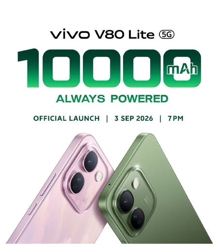 vivo V80 Lite เตรียมเปิดตัว 3 ก.ย. นี้ พร้อมแบต 10,000mAh ลุยตลาดมาเลเซียเป็นที่แรกนอกจีน