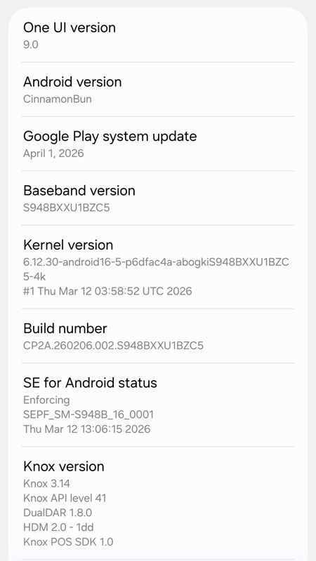 มือถือ Samsung รุ่นไหนบ้างที่จะได้อัปเกรด One UI 9.0 (Android 17) เป็นเวอร์ชั่นสุดท้ายในปีนี้ 