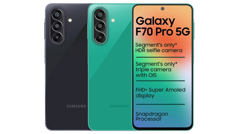 เปิดตัว Samsung Galaxy F70 Pro 5G พร้อมชิป Snapdragon 6 Gen 3 แบตอึด 6,000 mAh และอัปเดตได้ยาว 6 ปี
