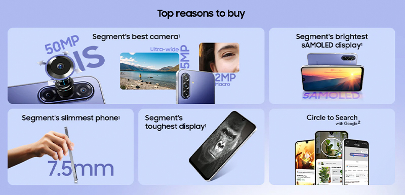 Samsung Galaxy F70 5G เปิดตัว สเปค ราคา 2026 