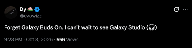 หูฟังครอบหูรุ่นใหม่ของ Samsung อาจใช้ชื่อ Galaxy Studio เป็นรุ่นระดับพรีเมียม คาดเปิดตัวปี 2027