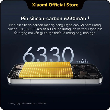 เปิดตัว POCO X8s พร้อมจอ 6.35 นิ้ว 120Hz ชิป Snapdragon 7 Gen 4 แบต 6,330mAh เริ่มต้นประมาณ 14,900 บาท 