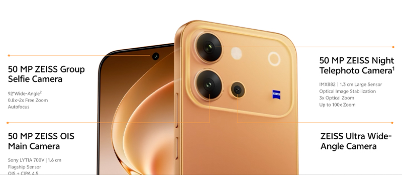 เปิดตัว vivo V80 ในอินเดีย มาพร้อมจอ 144Hz กล้อง ZEISS 50MP และแบต 7,200mAh ราคาเริ่มประมาณ 22,000 บาท
